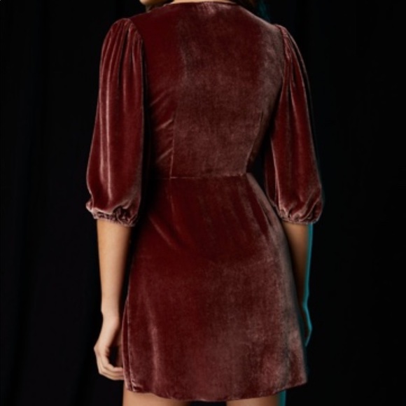 Aritzia Wilfred Lyric Velvet Dress - Picture 2 of 6